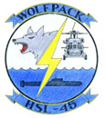 HSL-45 WOLFPACK, Naval Air Station North Island, San Diego, CA